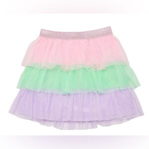 Way To Celebrate Easter Tutu Skirt XL 14-16 Pastel Tiered Mesh NWT